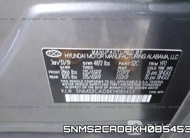 5NMS2CAD8KH085453 фото 10