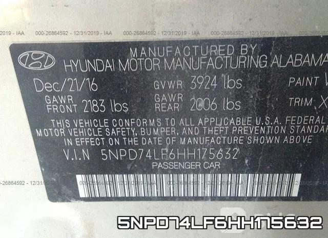 5NPD74LF6HH175632 фото 10