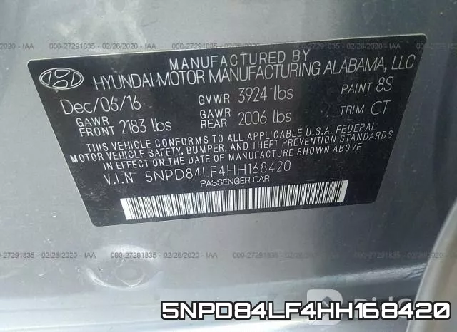 5NPD84LF4HH168420 фото 10
