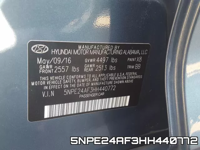 5NPE24AF3HH440772 фото 2