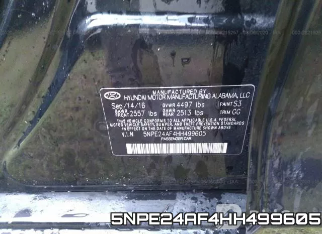 5NPE24AF4HH499605 фото 10
