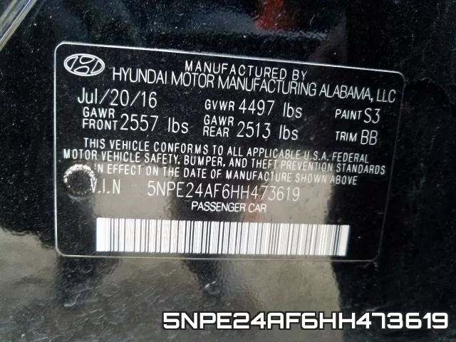 5NPE24AF6HH473619 фото 2