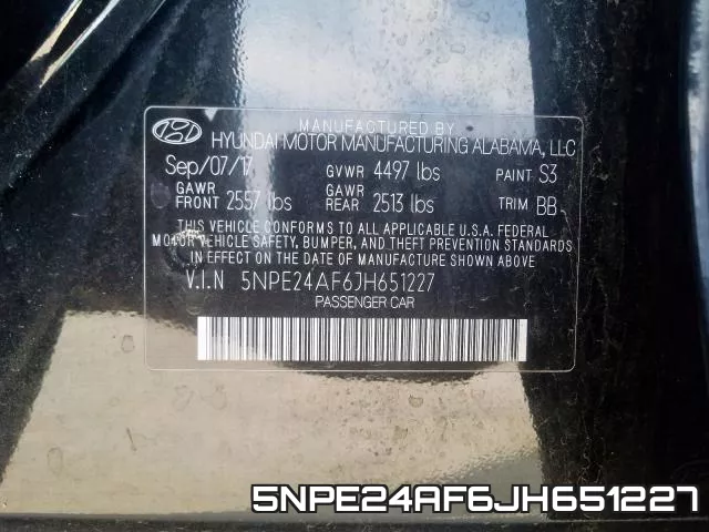5NPE24AF6JH651227 фото 2