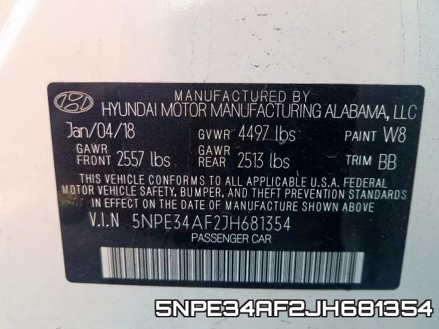 5NPE34AF2JH681354 фото 2