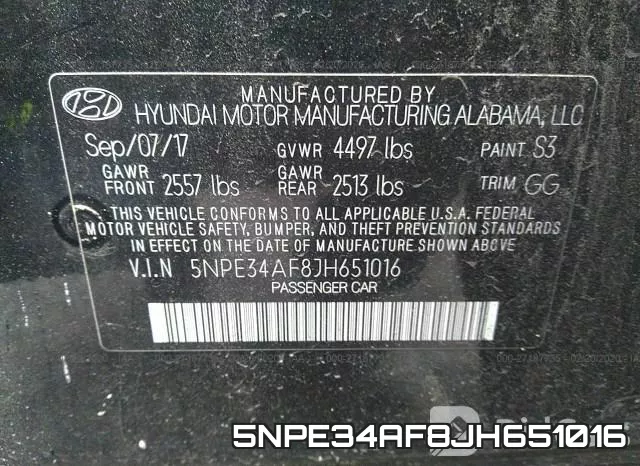 5NPE34AF8JH651016 фото 9