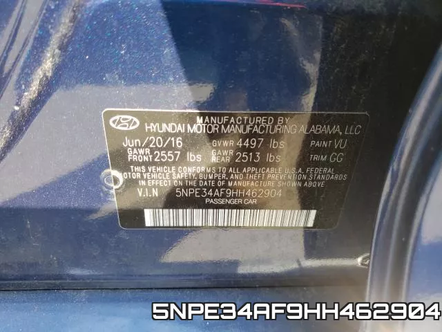 5NPE34AF9HH462904 фото 2