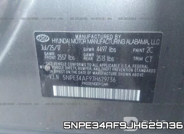 5NPE34AF9JH629736 фото 10