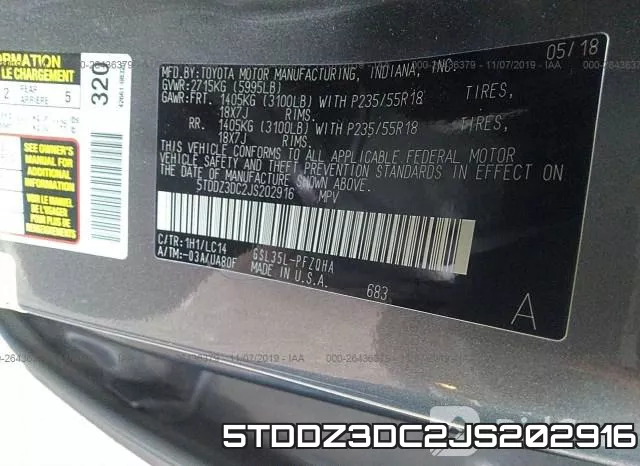 5TDDZ3DC2JS202916 фото 10