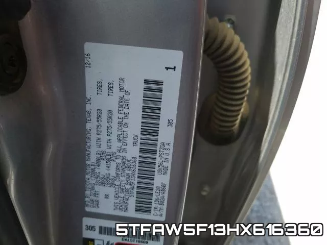 5TFAW5F13HX616360 фото 2