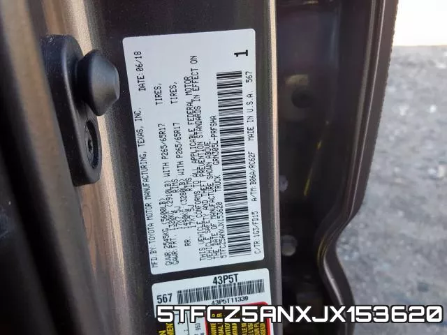 5TFCZ5ANXJX153620 фото 2