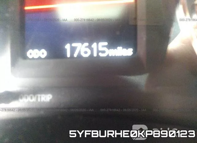 5YFBURHE0KP890123 фото 8