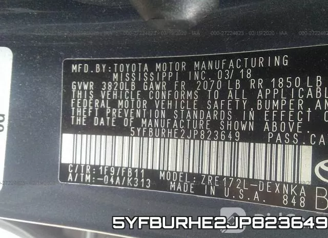 5YFBURHE2JP823649 фото 10