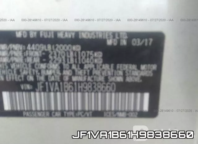 JF1VA1B61H9838660 фото 9