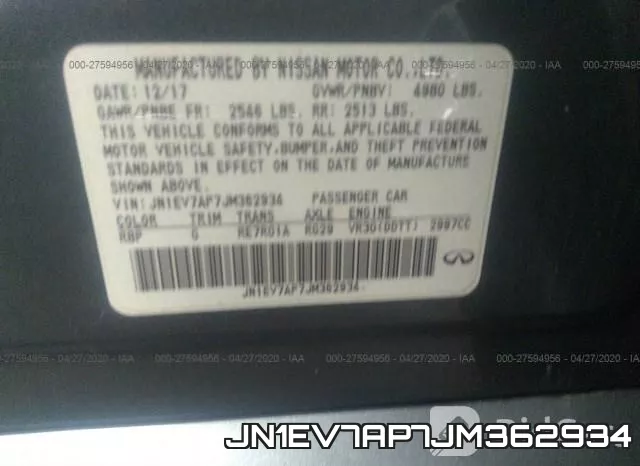 JN1EV7AP7JM362934 фото 10