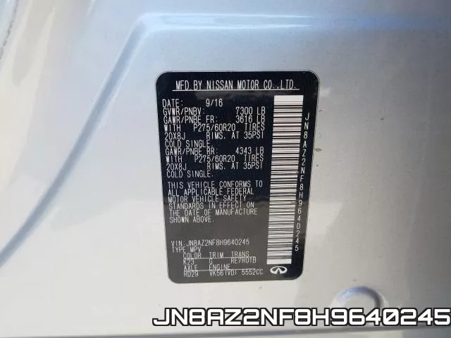 JN8AZ2NF8H9640245 фото 2