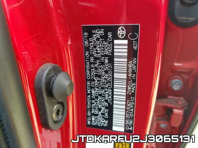 JTDKARFU2J3065131 фото 2