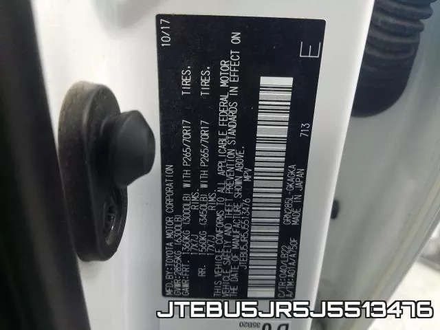 JTEBU5JR5J5513476 фото 2