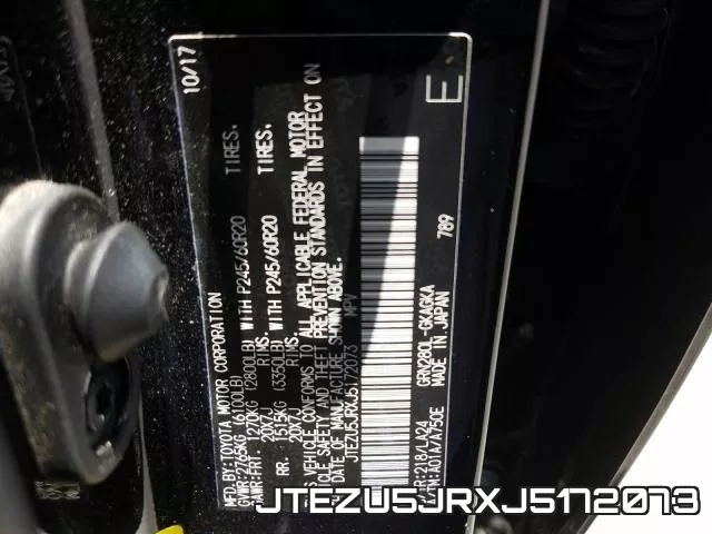 JTEZU5JRXJ5172073 фото 2