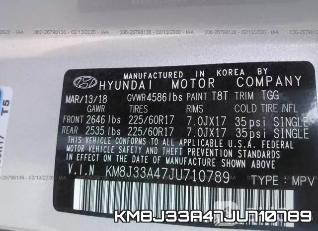 KM8J33A47JU710789 фото 10