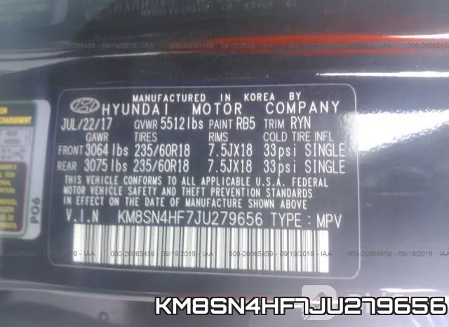 KM8SN4HF7JU279656 фото 10