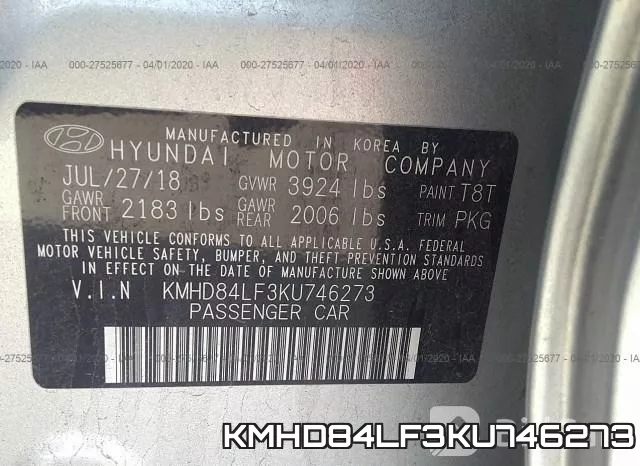 KMHD84LF3KU746273 фото 10