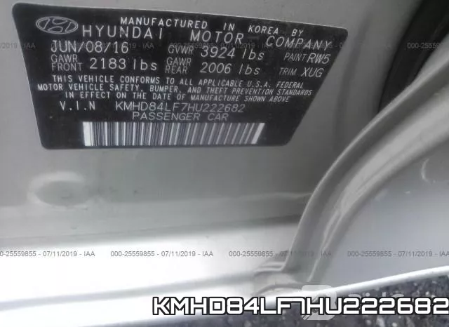 KMHD84LF7HU222682 фото 10