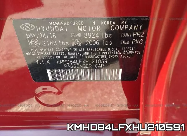 KMHD84LFXHU210591 фото 10