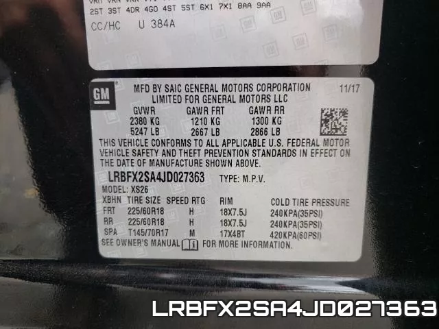 LRBFX2SA4JD027363 фото 2