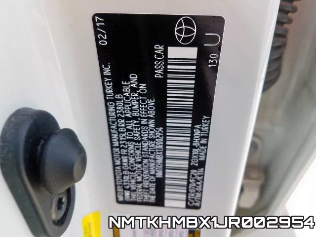 NMTKHMBX1JR002954 фото 2