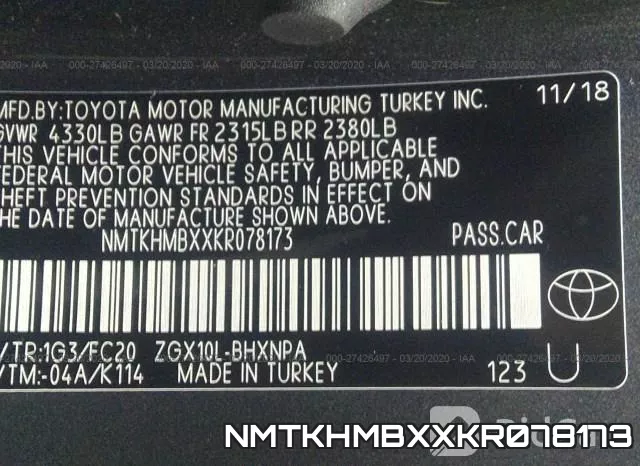 NMTKHMBXXKR078173 фото 10