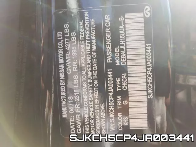 SJKCH5CP4JA003441 фото 2