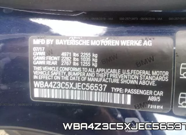 WBA4Z3C5XJEC56537 фото 10