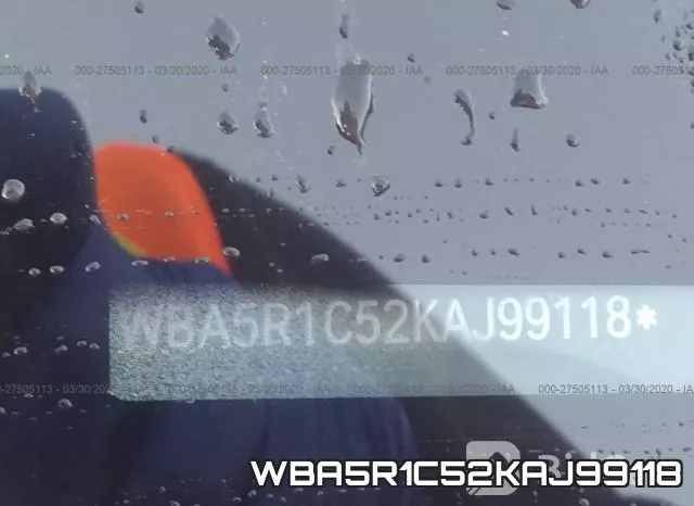 WBA5R1C52KAJ99118 фото 10