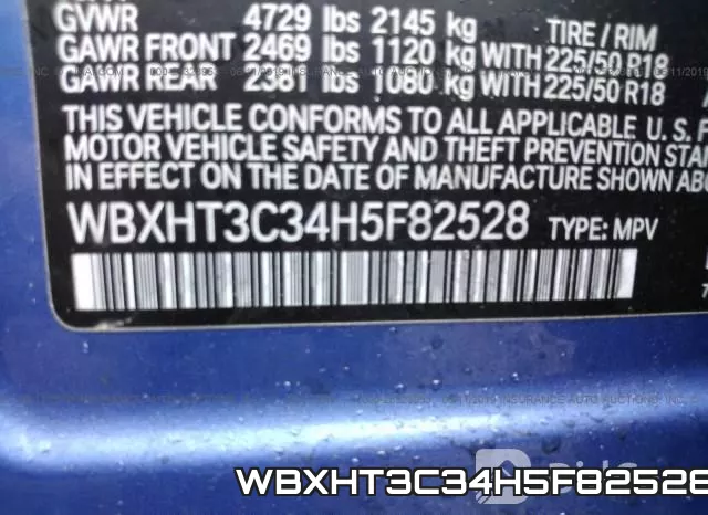 WBXHT3C34H5F82528 фото 9