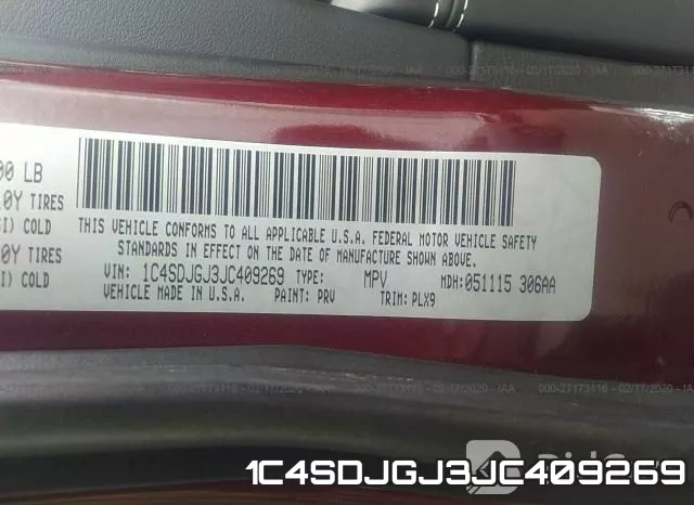 1C4SDJGJ3JC409269 фото 10