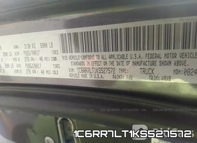 1C6RR7LT1KS527572 фото 10