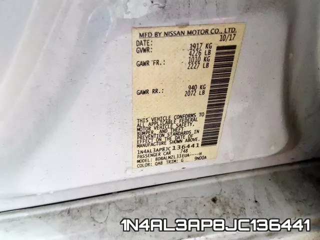 1N4AL3AP8JC136441 фото 2