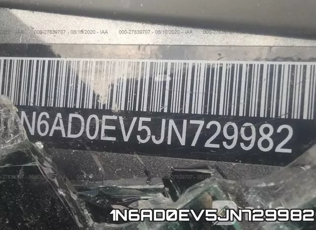 1N6AD0EV5JN729982 фото 10