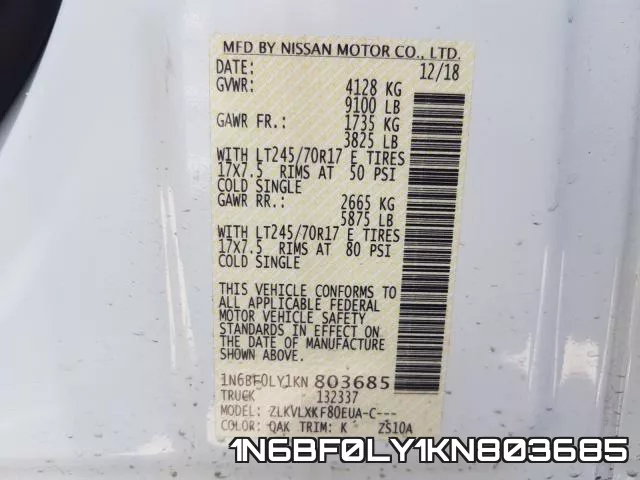 1N6BF0LY1KN803685 фото 2