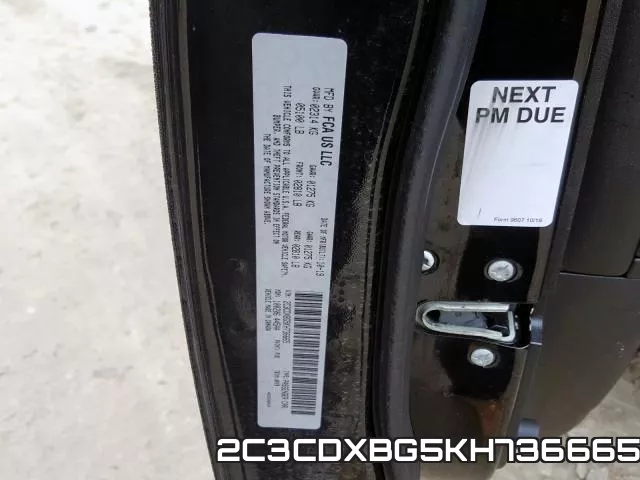 2C3CDXBG5KH736665 фото 2
