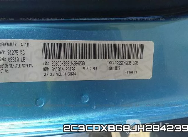 2C3CDXBG8JH284239 фото 10