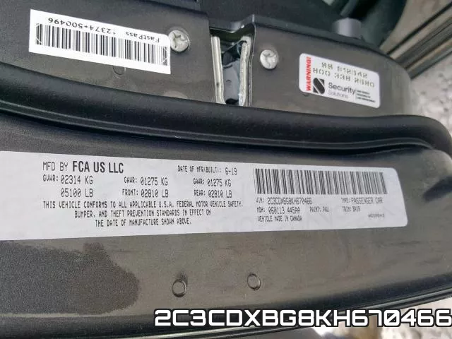 2C3CDXBG8KH670466 фото 2