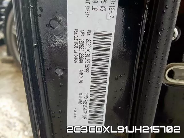2C3CDXL91JH215702 фото 2