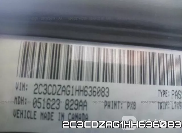 2C3CDZAG1HH636083 фото 10