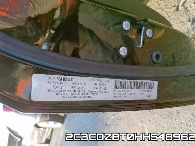 2C3CDZBT0HH548962 фото 2