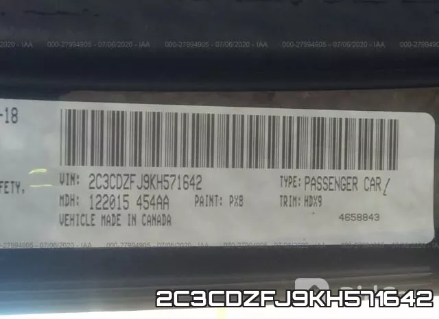 2C3CDZFJ9KH571642 фото 10