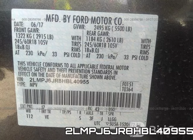 2LMPJ6JR8HBL40955 фото 10