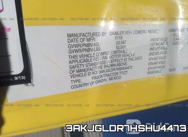 3AKJGLDR7HSHU4473 фото 10
