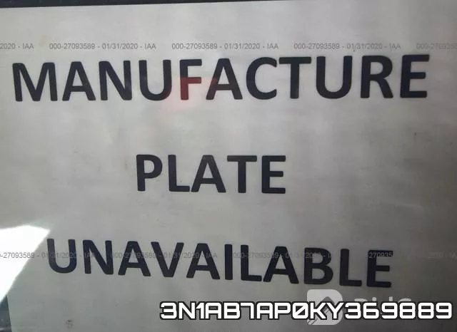 3N1AB7AP0KY369889 фото 10
