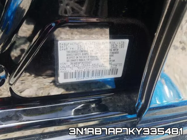 3N1AB7AP7KY335481 фото 2